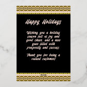 prettige feestdagen Kleine Onderneming (Achterkant)