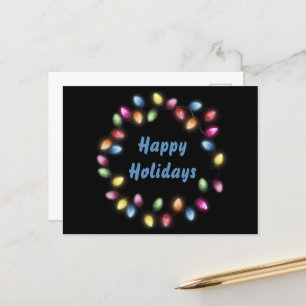 Prettige feestdagen Kleurrijke en feestelijke kers Briefkaart
