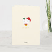 prettige feestdagen - Kute Maltese kerst (Achterkant)