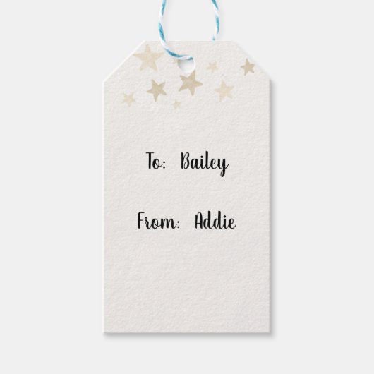 prettige feestdagen Label Cadeaulabel (Voorkant)