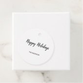 PRETTIGE FEESTDAGEN LABEL EENVOUDIG MINIMAAL (In situ)