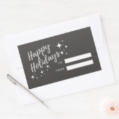 prettige feestdagen Label sticker (Envelop)