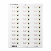 Prettige feestdagen Labels (Full Sheet)
