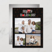 prettige feestdagen Letter-pictogrammen (Voorkant / Achterkant)