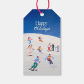 Prettige feestdagen Leuk Trendy Cadeaulabel (Voorkant)