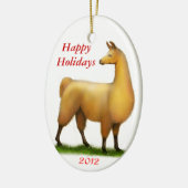 prettige feestdagen  Llama Ornament (Links)