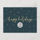 Prettige feestdagen Logo Modern minimalistisch Briefkaart (Voorkant)