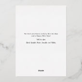 prettige feestdagen Manuscript met Kerstmis Gold (Achterkant)