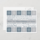 Prettige feestdagen Meertalig (Voorkant / Achterkant)