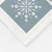 Prettige feestdagen Meertalig Fleece Deken (Hoek)