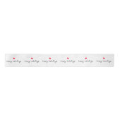 prettige feestdagen met briefing met script kerst lint (Voorkant)