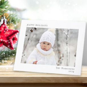 Prettige feestdagen Minimale moderne kerstdagen Kaart