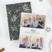 Prettige feestdagen Minimalist 3 Foto Feestdagenkaart