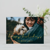 Prettige feestdagen Minimalistisch (Staand Voorkant)