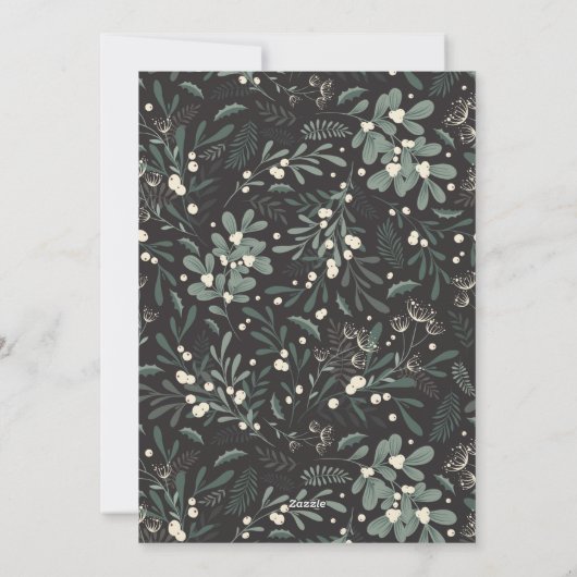 Prettige feestdagen Minimalistisch Foto Feestdagenkaart (Achterkant)