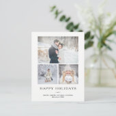 Prettige feestdagen Minimalistisch modern | Drie f (Staand voorkant)