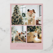 Prettige feestdagen Minimalistisch script (Achterkant)