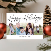 Prettige feestdagen Minimalistisch script Feestdagenkaart