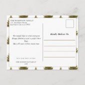 Prettige feestdagen Minimalistische kerstboom (Achterkant)