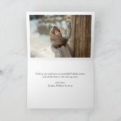 Prettige feestdagen Modern 3 FOTO Vrolijk kerstfee (Binnen)