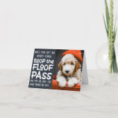 prettige feestdagen Modern Funny Pet Aangepaste Fo (Voorkant)