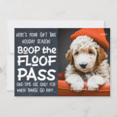 prettige feestdagen Modern Funny Pet Aangepaste Fo Feestdagenkaart (Voorkant)