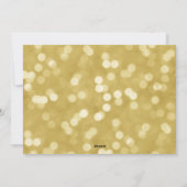 Prettige feestdagen Modern Goud Script Feestdagenkaart (Achterkant)