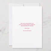 Prettige feestdagen Modern kleurrijk eenvoudig roo Feestdagenkaart (Achterkant)