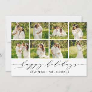 prettige feestdagen Modern Photo Collage Kaart
