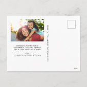 Prettige feestdagen Moderne 2 foto (Achterkant)