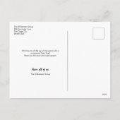 Prettige feestdagen Moderne aangepaste logo bladkr (Achterkant)