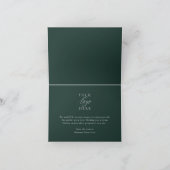 Prettige feestdagen Moderne Green Gold Script Busi (Binnen)