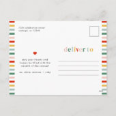 Prettige feestdagen Moderne Kleurrijke (Achterkant)