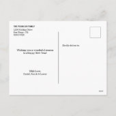 Prettige feestdagen Moderne minimale multi-fotogri (Achterkant)