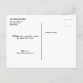 Prettige feestdagen Moderne minimale multi-fotogri (Achterkant)