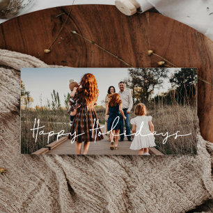 Prettige feestdagen Moderne minimalist Feestdagenkaart