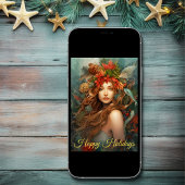 Prettige feestdagen Mooie Zeemeermin