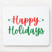 prettige feestdagen muismat (Voorkant)