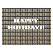 Prettige feestdagen Nee! Tafelkleed (Voorkant (Horizontaal))