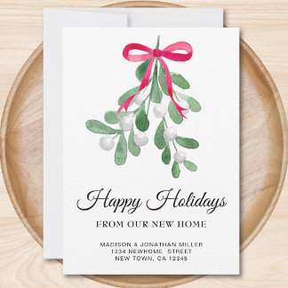 Prettige feestdagen Nieuw huis Aankondiging