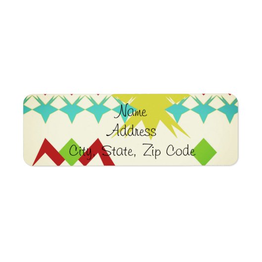 Prettige feestdagen NL 2018 Etiket (Voorkant)