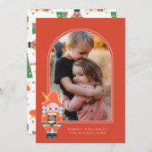 prettige feestdagen NUTCRACKER Voeg uw foto toe (Voorkant / Achterkant)