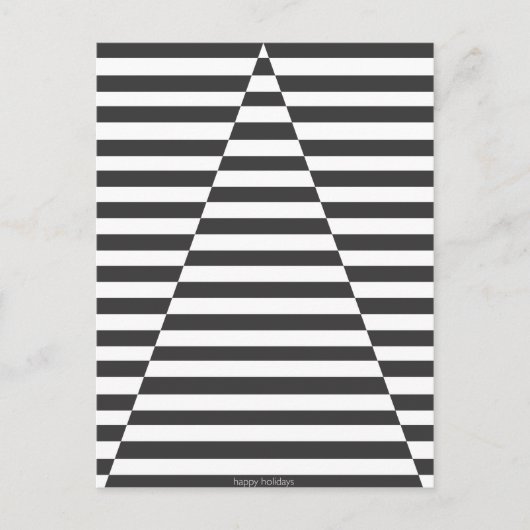 Prettige feestdagen Optische illusieboom - (Voorkant)