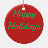 prettige feestdagen Ornamenten (Achterkant)