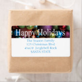 prettige feestdagen ornaments Holiday Label (Insitu)