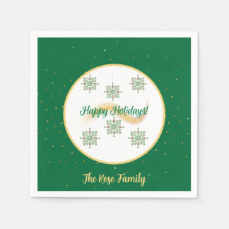 prettige feestdagen Papier Napkin Servet