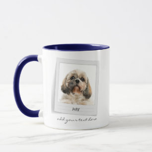 prettige feestdagen Pet Photo Dog mam Mok