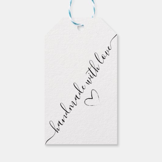 Prettige feestdagen Pine Tree Dank u Cadeaulabel (Achterkant)