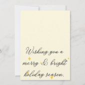 Prettige Feestdagen Plat Kaart (Achterkant)