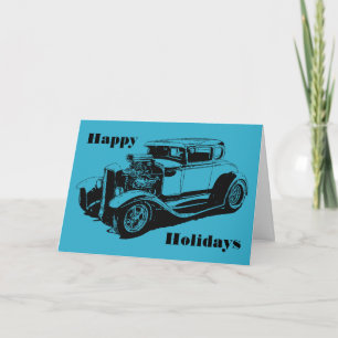 Prettige feestdagen (plural:) 1931 de Coupé van 5 Kaart